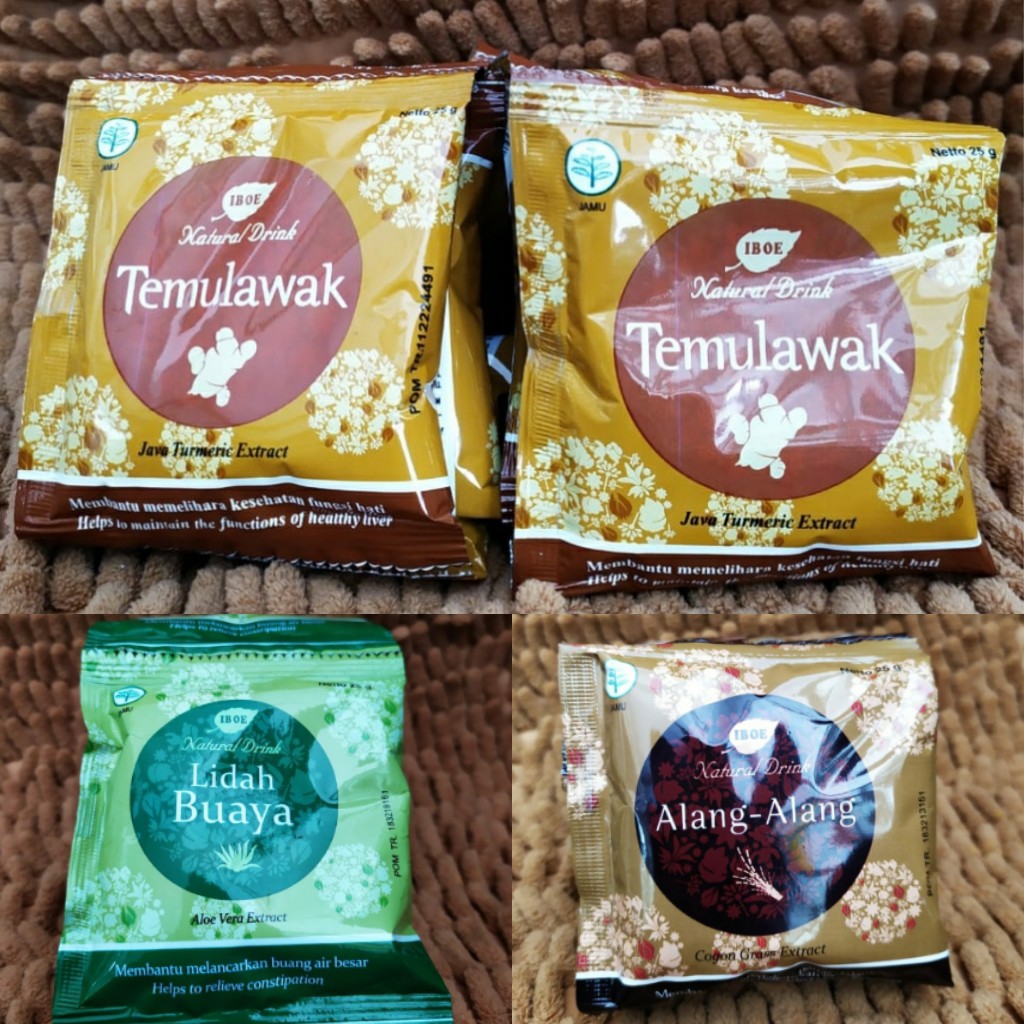 

Minuman sehat Alang-alang drinking health cap IBOE