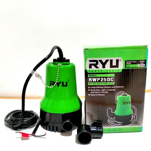 Ryu Mesin Pompa Air Celup 1 Inch Arus DC 12 Volt DC RWP25DC