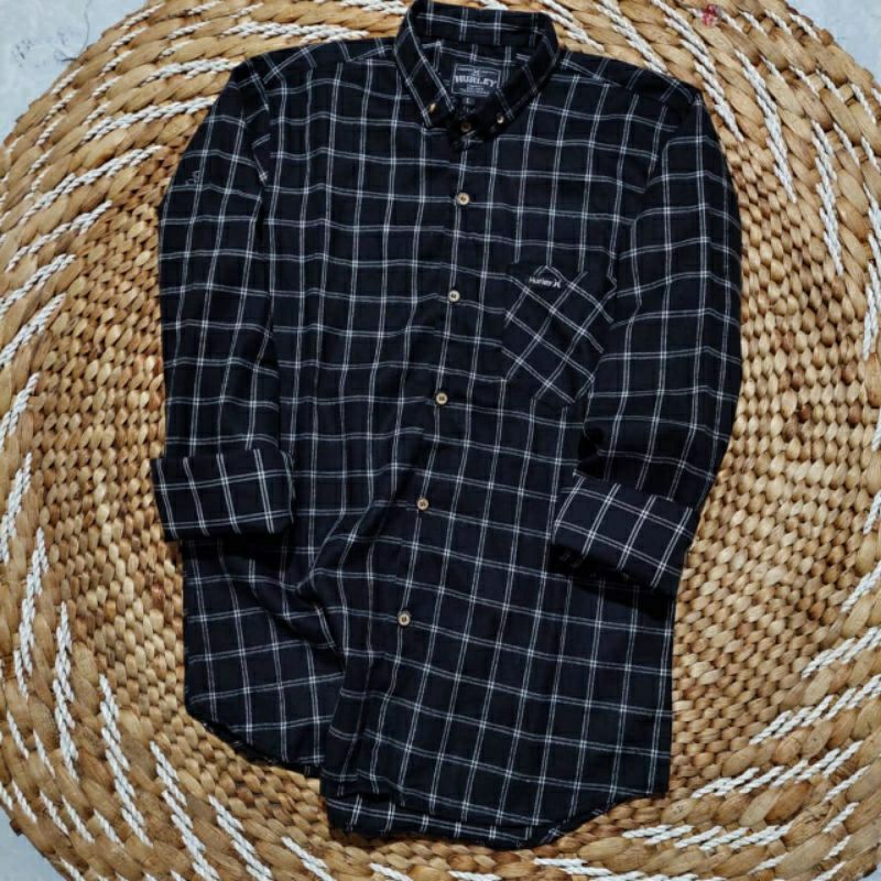 Kemeja Flanel Impor Pria Lengan Panjang Unisex Kemeja Wanita Kemeja Pria Flanel Formal Distro Premium Quality-4