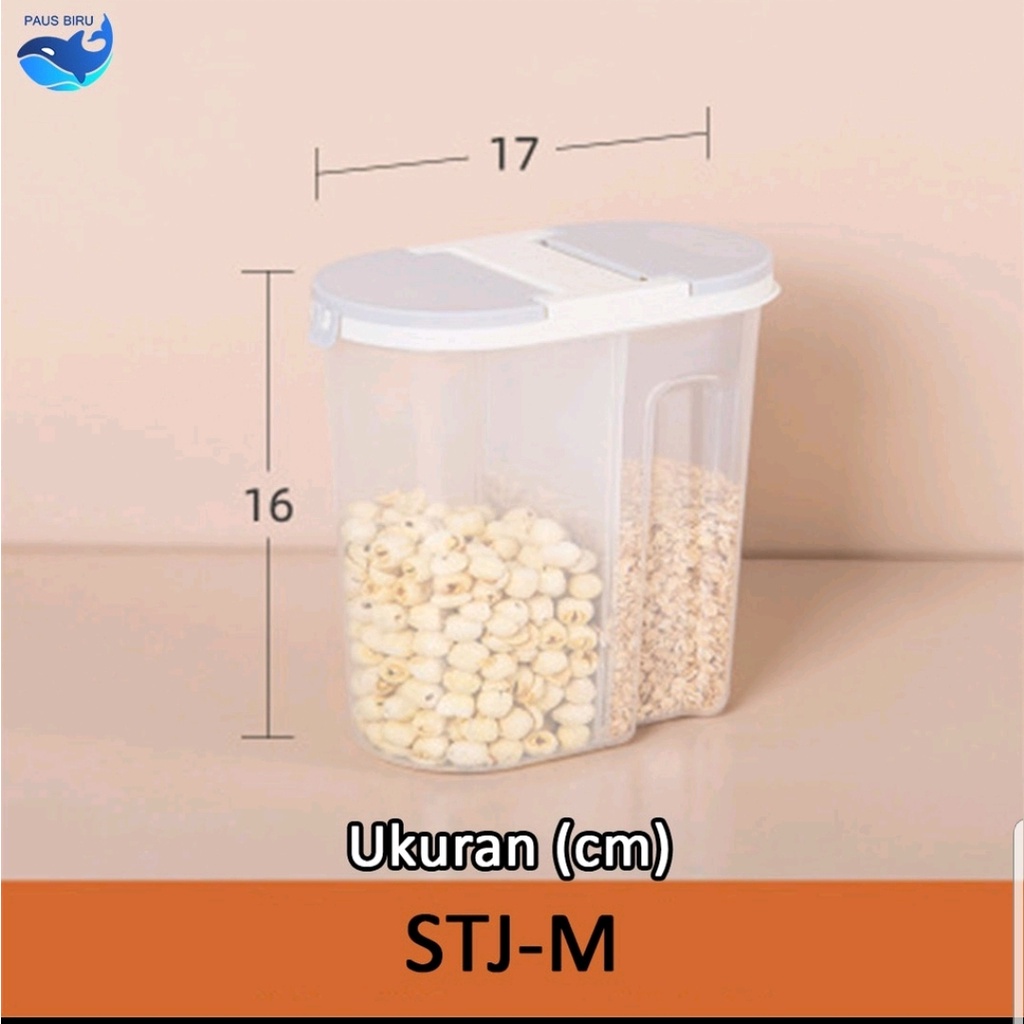 Food Storage Jar |  Tempat Penyimpanan Cereal  | Kontainer Makanan Kitchen Storage Bottle