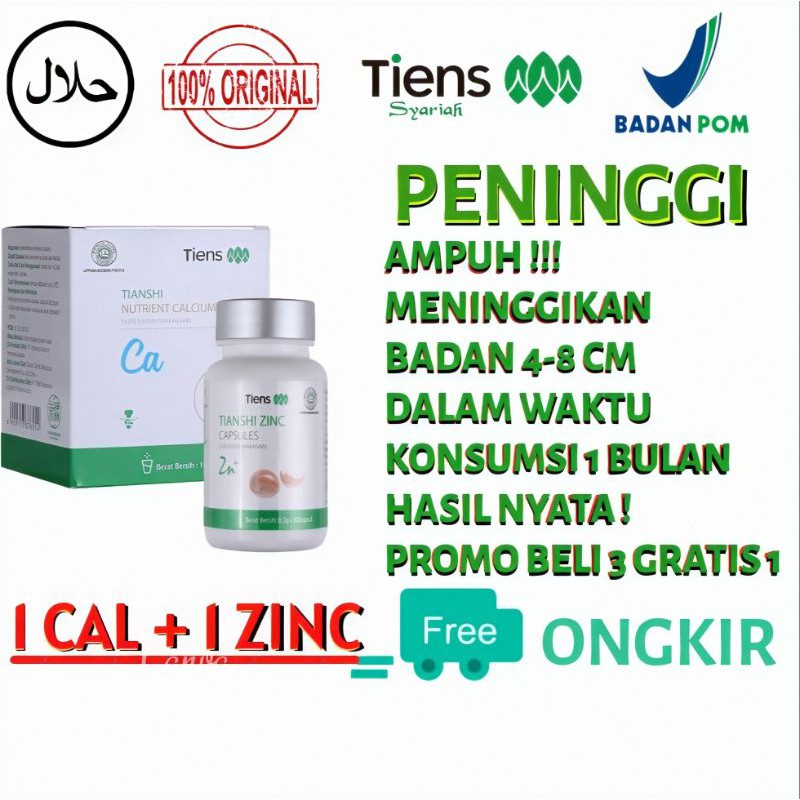 

PENINGGI BADAN ORIGINAL - 1 SUSU NHCP DAN 1 ZINC CAPSULE