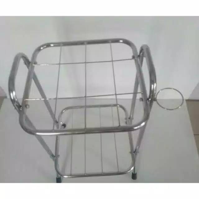 RAK DISPENSER STAINLESS RAK GUCI MEJA DISPENSER RAK GALON MEJA GALON RAK SERBAGUNA RAK MULTIFUNGSI