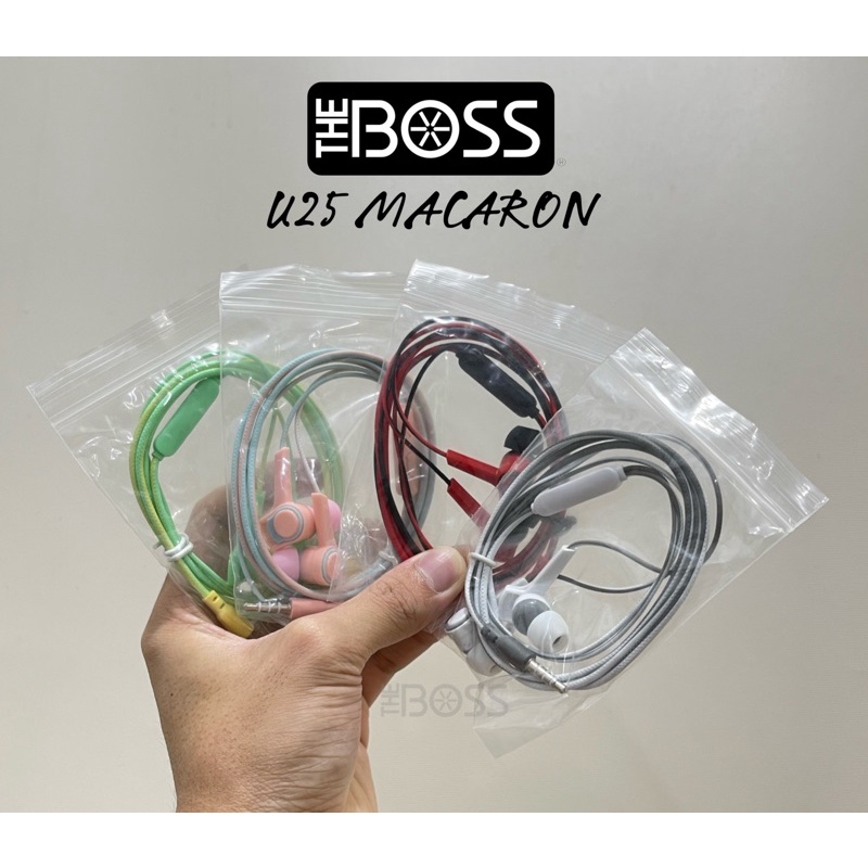 Handsfree U25 Macaron EXTRA BASS HIFI | Two Tone dua Warna / Earphone R2 Macaroon Color Hifi Extra B