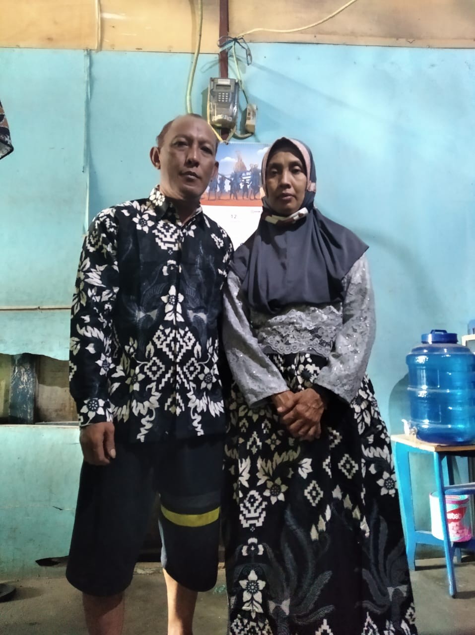 Maura Couple Sania Ruffle Batik Couple Ori Ndoro Jowi Dnt Garansi Termurah -batik Solo