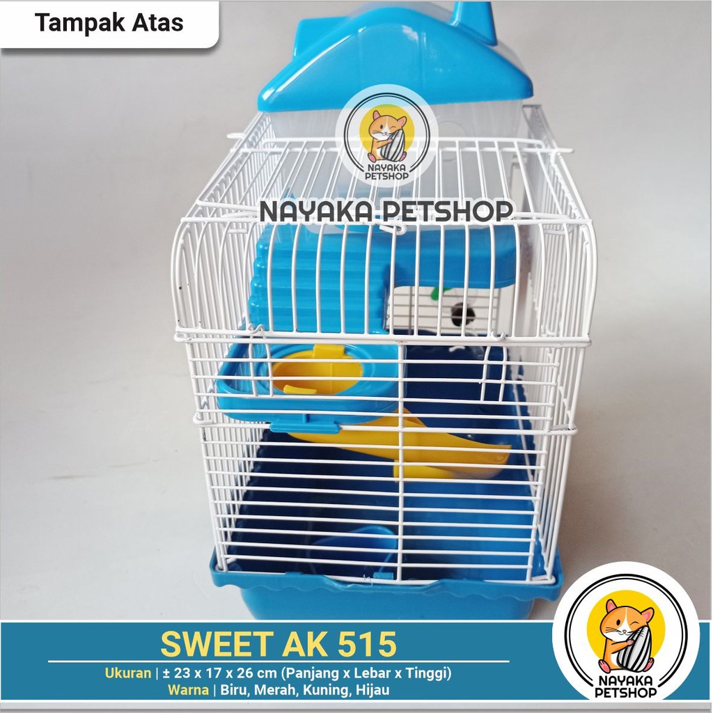 Sweet AK 515 Kandang Hamster Tingkat 2 Lantai Murah