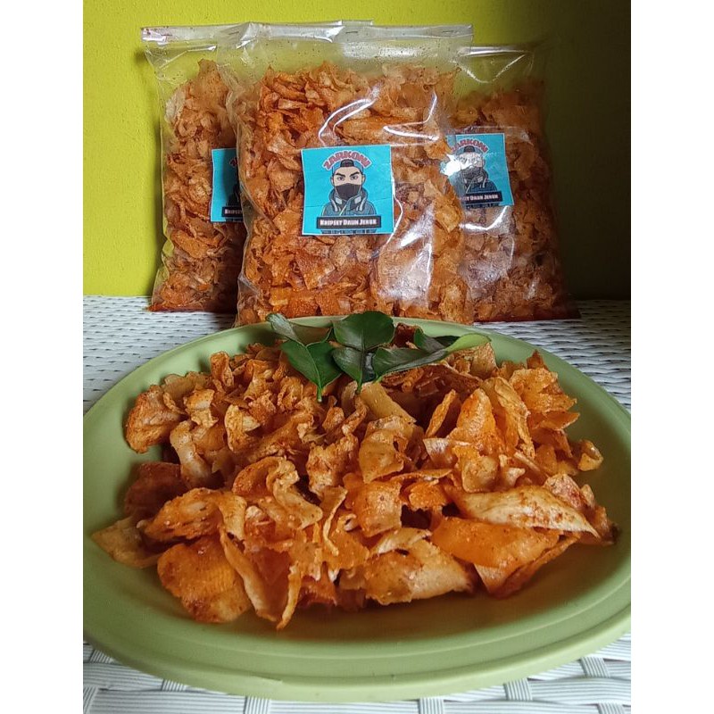 

½KG Kripset Daun Jeruk Pedas Gurih Nikmat