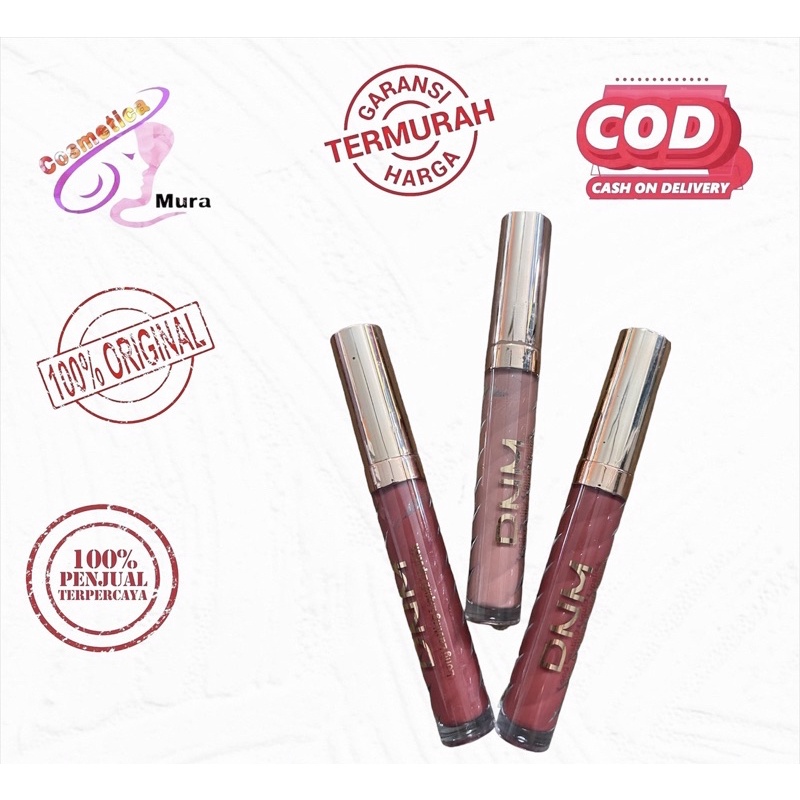 sale ! Wow terlaris Lengkap nomor / DNM lipcream matte / DNM matte lipgloss long lasting anti air