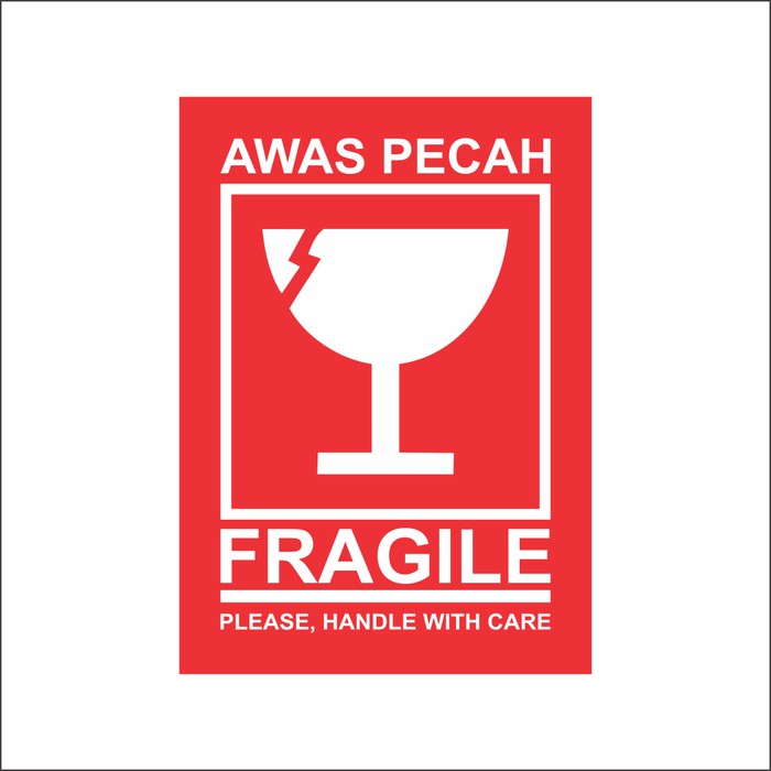 

Sticker fragile 7