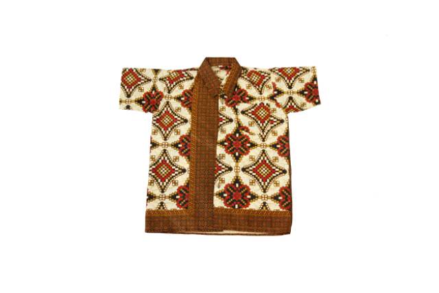 Kemeja Batik Anak size XL/Hem Batik Anak/Atasan Anak Laki2 (5-6th)