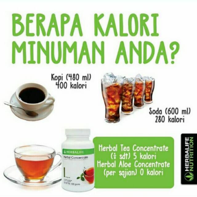 Herbalife Herbal Concentrate Thermojetic Tea Thermo Tea Asli Indonesia