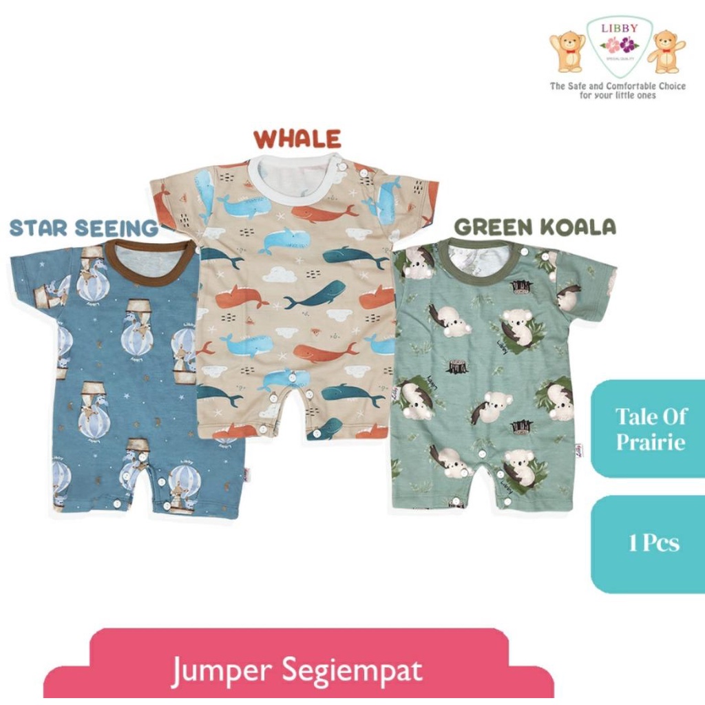 LIBBY SETELAN BAJU BAYI MOTIF TALE OF PRAIRIE / SETELAN BAYI DAN ANAK