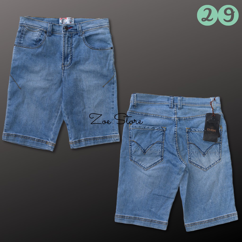 [COD] CELANA PENDEK EMBA JEANS ORIGINAL UKURAN 29