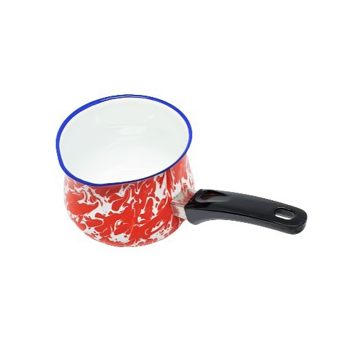 Kedaung Panci Susu / Milk Pan 12 Cm Doreng - Merah