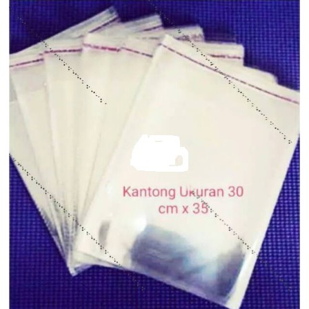 

Plastik OPP Seal Lem Ukuran 30x35cm