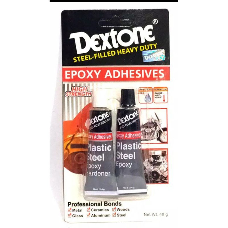 

Lem Dextone Epoxy Adhesives 48gram/ Lem Perekat Besi Dextone
