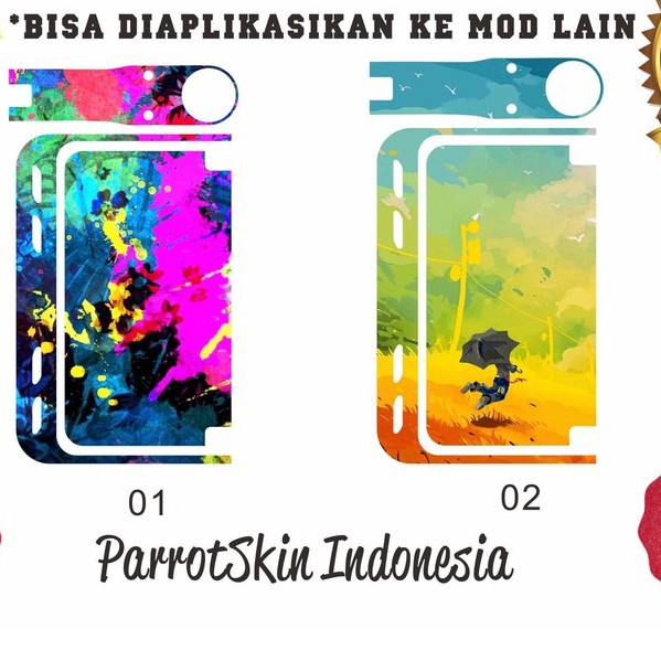 Garskin mod skin sticker CHARON painting edition -BISA CUSTOM-