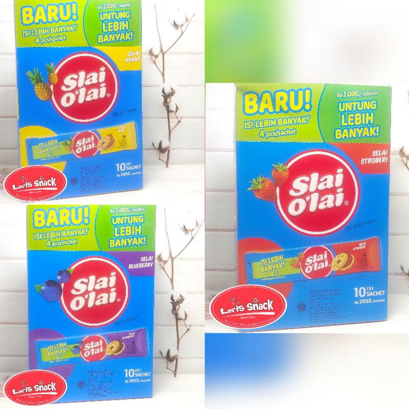 

Slai Olai 32gram (1 box isi 10)