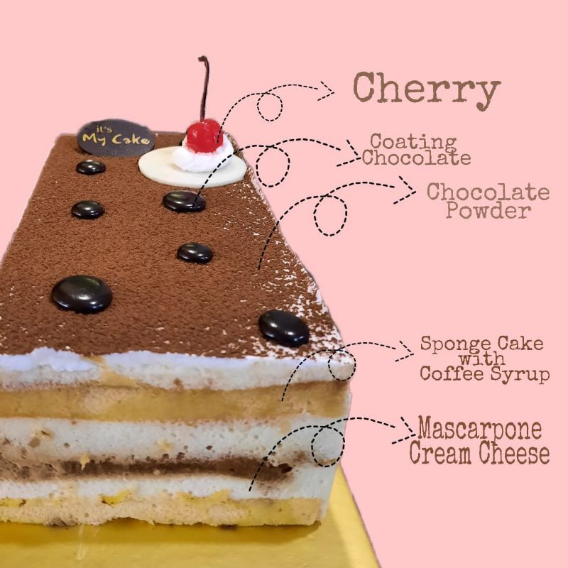 

Tiramisu Classic 20x10cm Its My Cake Bandung