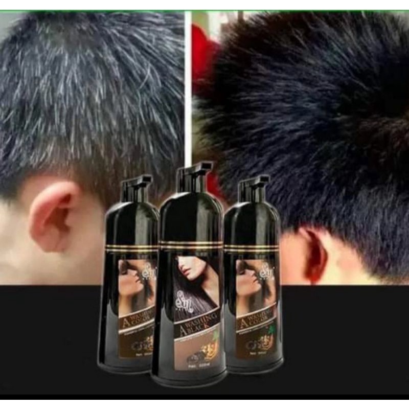 SHAMPO SIN HAIR PEWARNA RAMBUT JEPANG HITAM - COKLAT