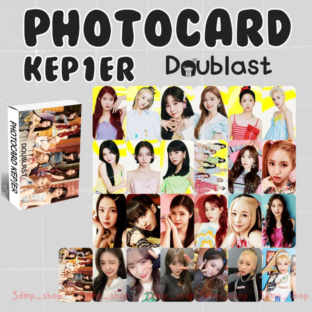 [25 Lembar] Photocard Lomocard Photo lomo card Kep1er First Impact Doublast troubleshooter Love Stuck