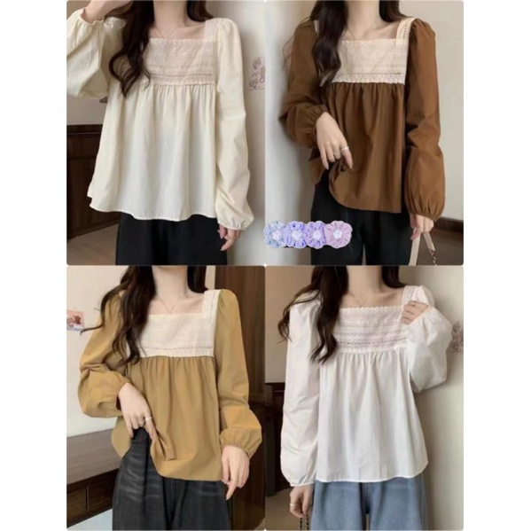 BLOUSE KATUN RENDA IMPORT