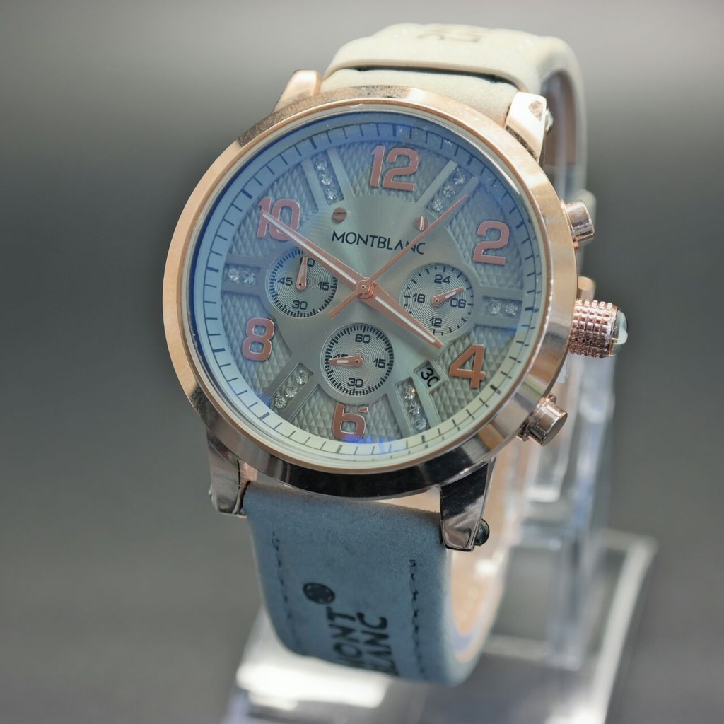 JAM TANGAN PRIA MONT BLANC T-1189 CHRONO AKTIF