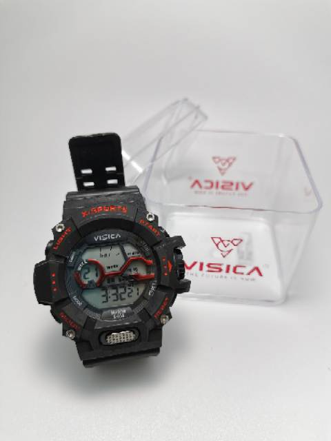 Jam tangan digital Sporty water Resist Visica 658