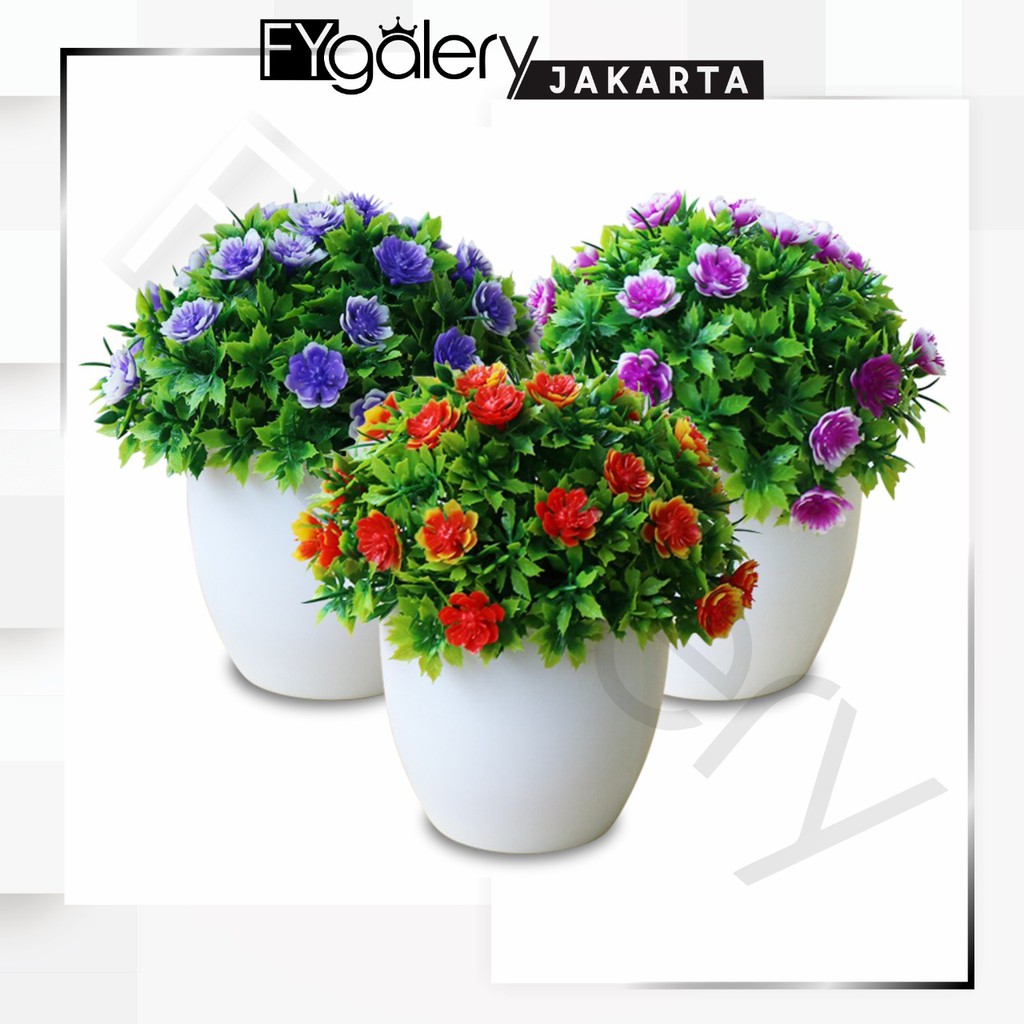 FYGALERYJAKARTA PT11 Pot Bunga  Hias Tanaman Bunga  