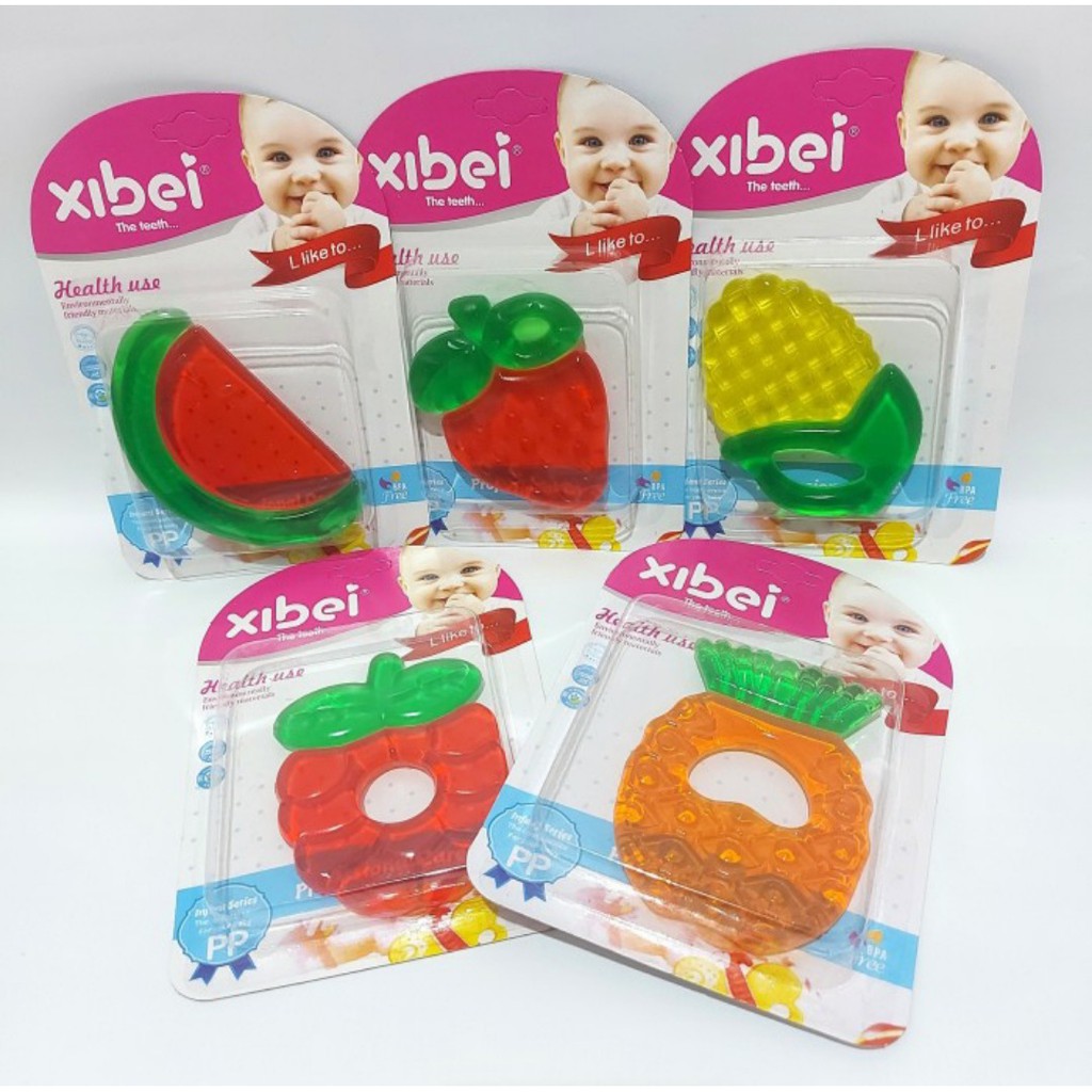 Gigitan Bayi XIBEI Mainan Gigitan Bayi Buah