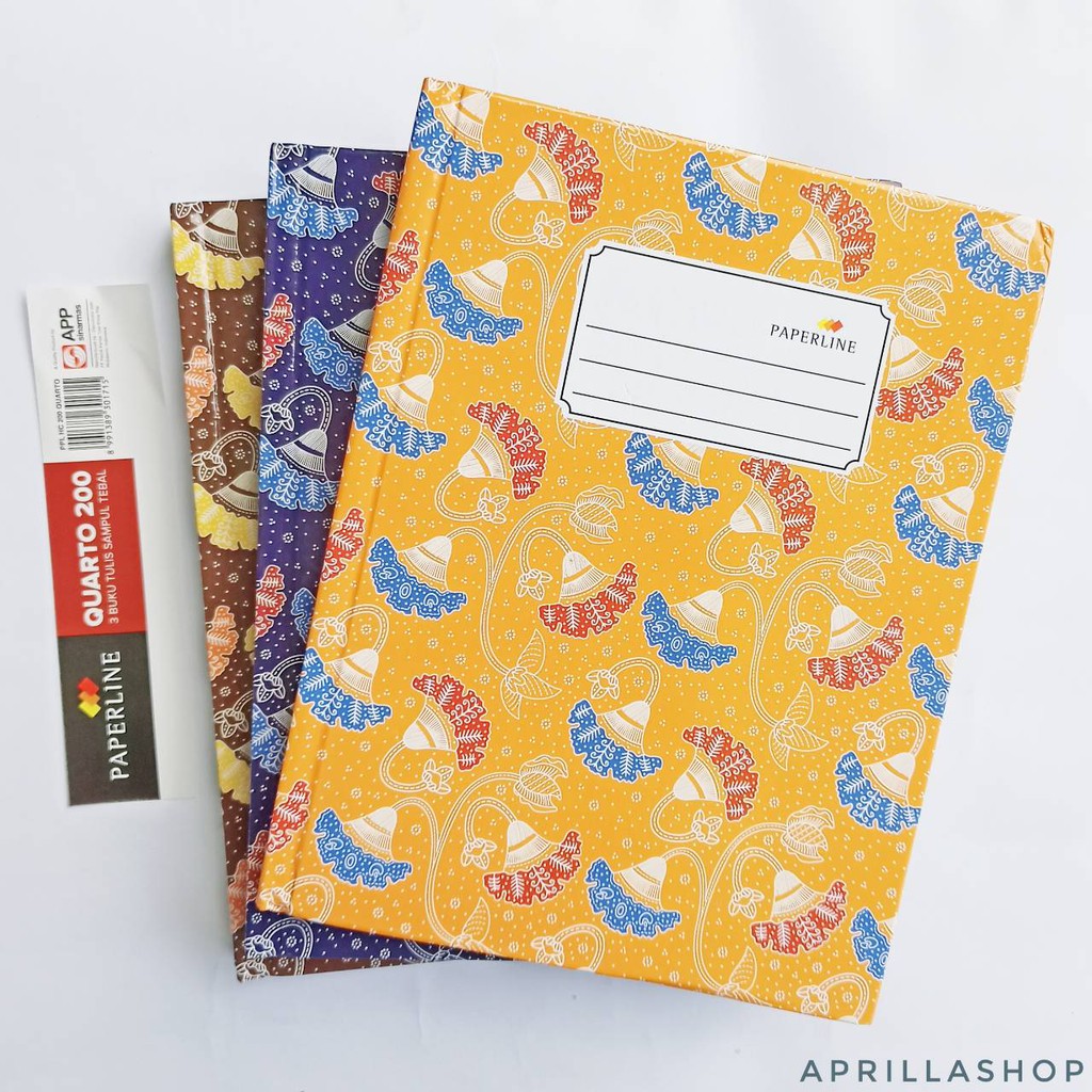 

Buku Tulis Hard Cover Kwarto / Quarto 200 Lembar