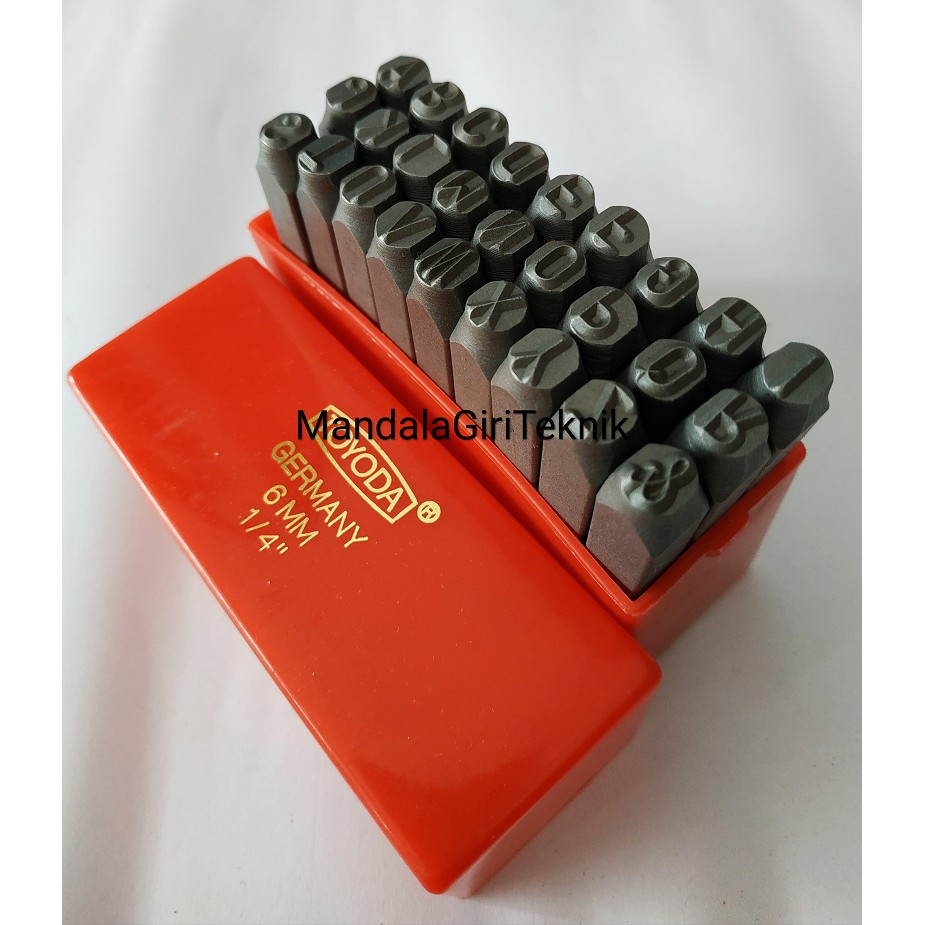 Alat Untu Memperbaiki Nomor Mesin / Alat Ketok Huruf Ukuran 6mm