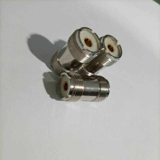 Konektor I PL Female to Female, cewek ke cewek connector sambungan coax kabel rg58 rg 58 connector