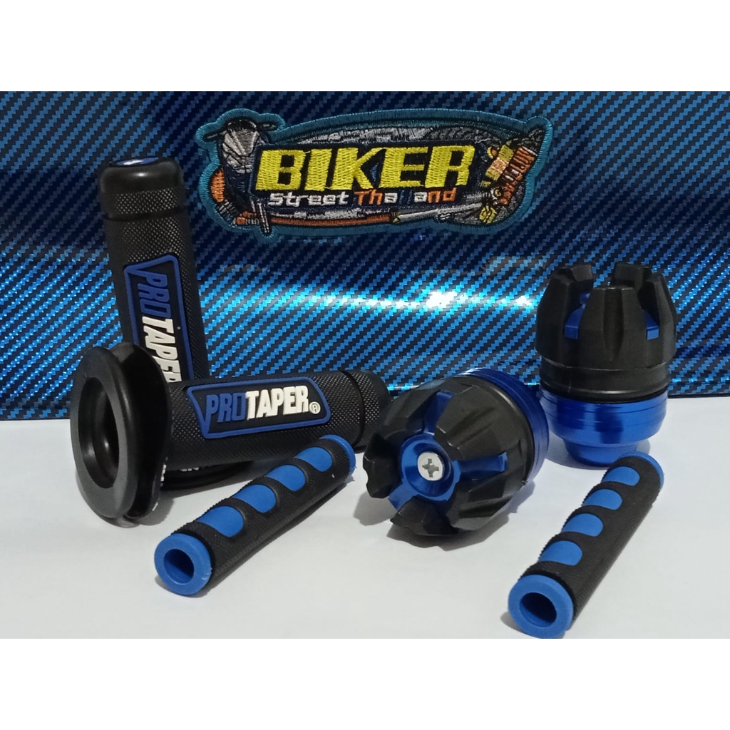 PAKET 4 ITEM #JOK KARBON+GRIP PROTAPER+KARET HENDEL REM+AS RODA# UNIVERSAL SEMUA JENIS MOTOR