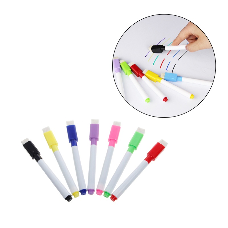 Mary Whiteboard Pen Set Isi 5alat Perlengkapan Penanda Papan Plastik Dinding Gagdet Tools