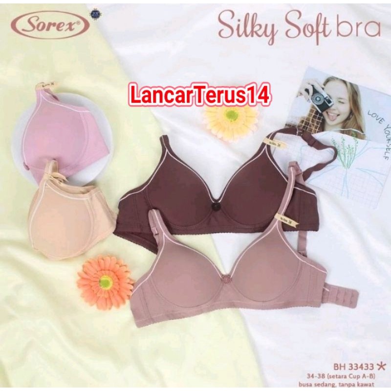 Bra Sorex 33433 Silky Soft Bra Bahan Selembut Sutra