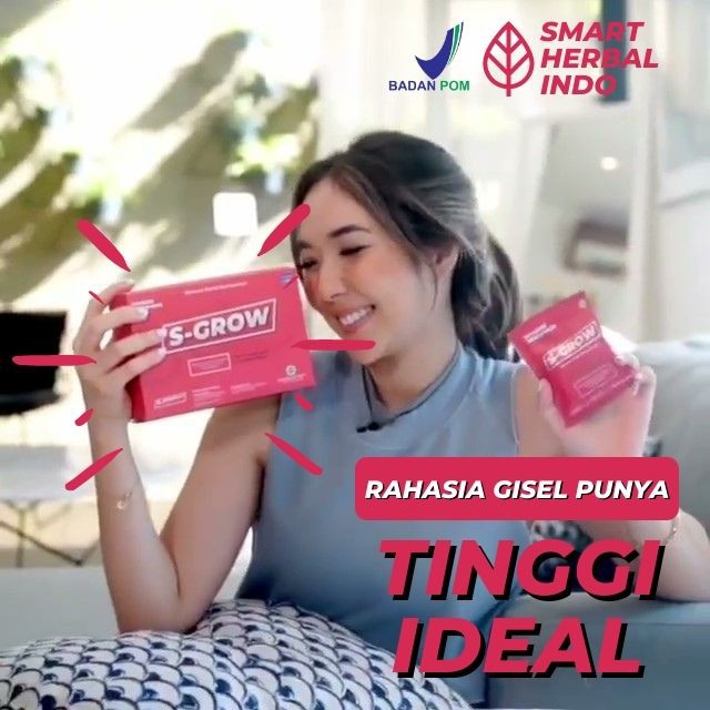 

S-GROW ~ Suplemen Susu PENINGGI BADAN untuk Anak dan Dewasa [ HALAL & BPOM ]