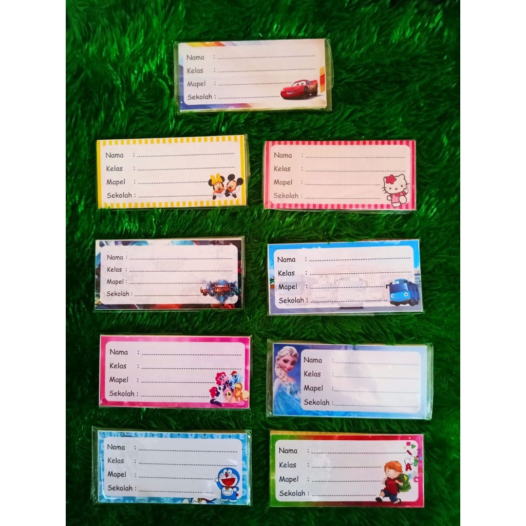 

STIKER LABEL MATA PELAJARAN MURAH/STIKER BUKU/STIKER MAPEL