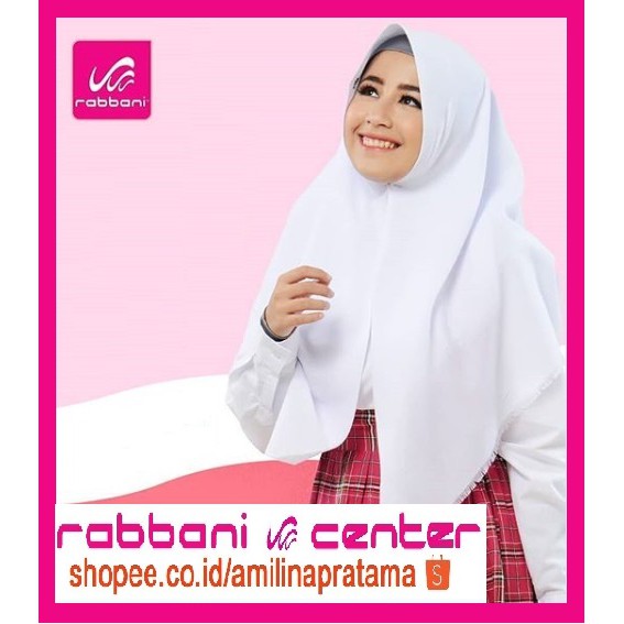 terbaru kerudung segi empat instan rabbani sena putih hitam abu dongker marun terlaris promo diskon