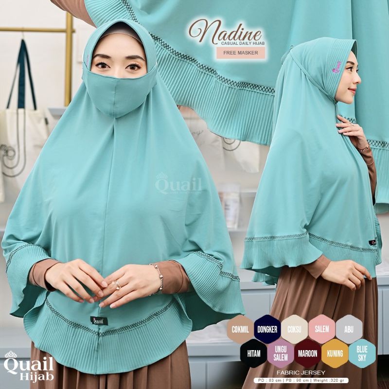NADINE REMPEL  PLISKET ORI BY QUAIL HIJAB