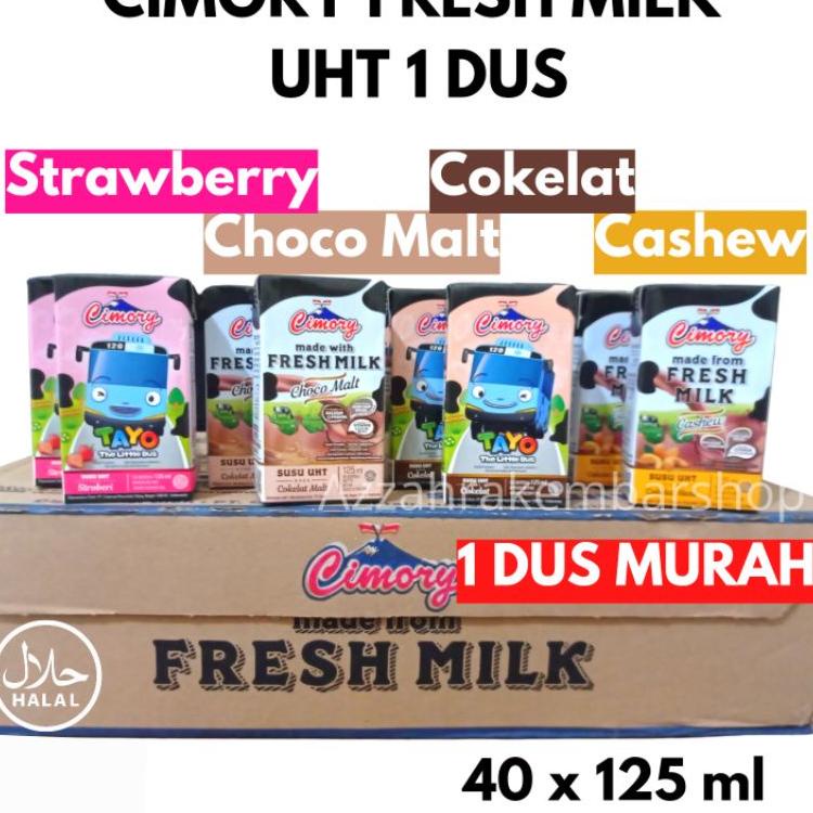 

Terupdate Cimory Fresh Milk Susu UHT Kotak 125ml 1 Dus Karton Murah Tayo Coklat Strawberry CKW