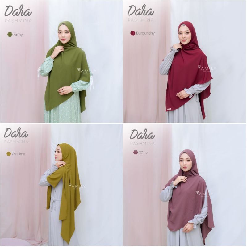 Amily Dara Pashmina Hijab Syari