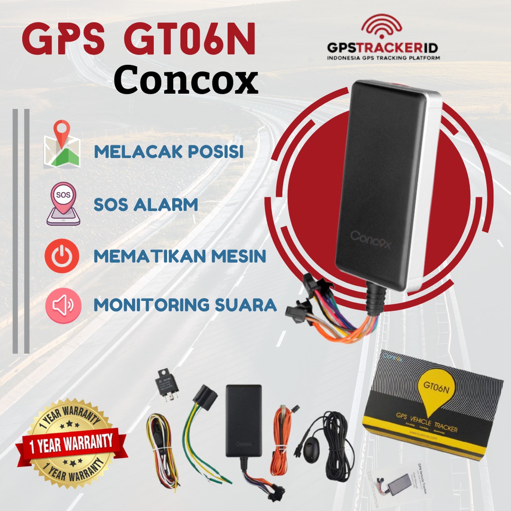 Grosir GPS Tracker Pelacak Mobil Concox GT06N Original Anti Maling Bergaransi