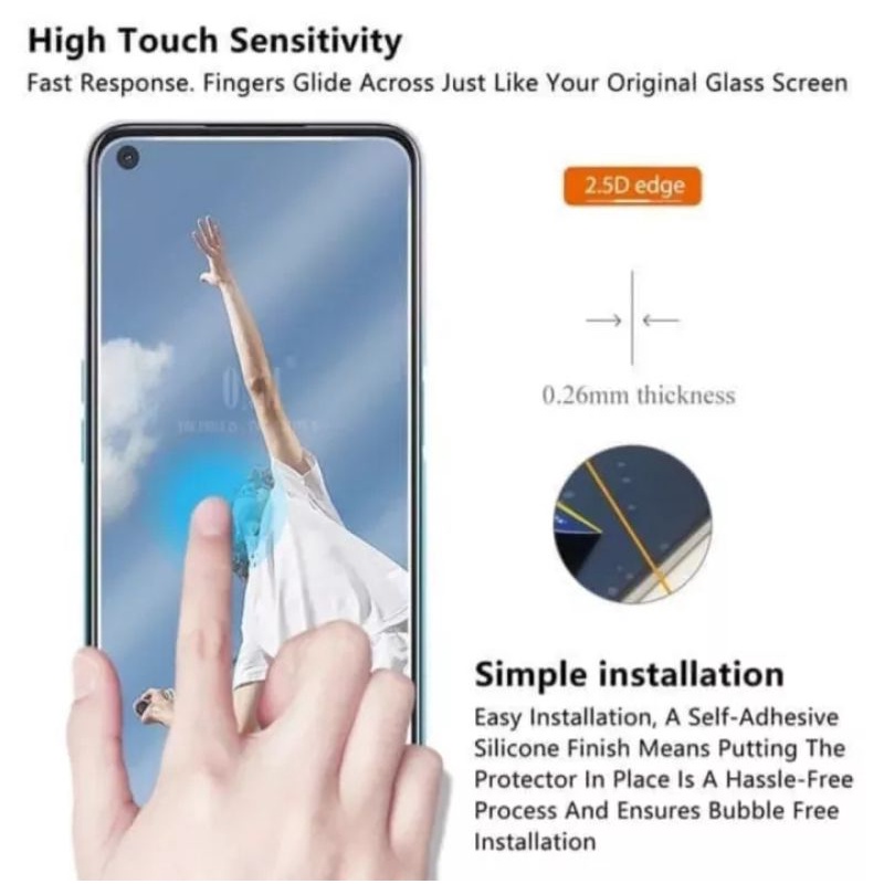 OPPO RENO 8T / RENO 8 5G / RENO 8 Z 5G ANTI GORES TEMPERED GLASS 9D FULL COVER ANTI GORES KACA SCREEN GUARD PROTECTOR BENING- RENO8 4G