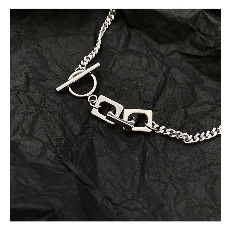 Titanium Steel Necklace Accessories Hip-hop Clavicle Chain Personality Harajuku Trend