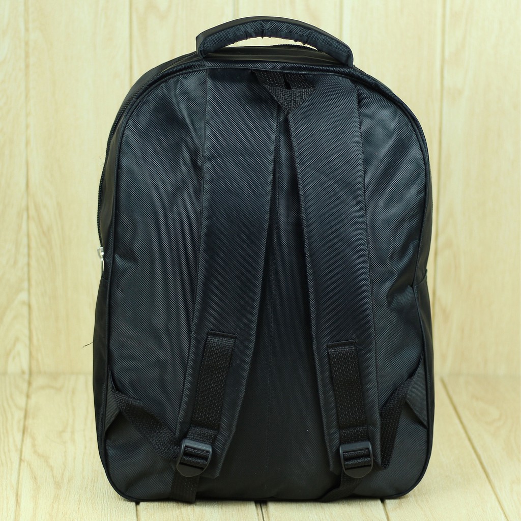 Tas Ransel Cowok Pria Laki Laki Polo Hitam Salsa Back Pack Kerja Keren