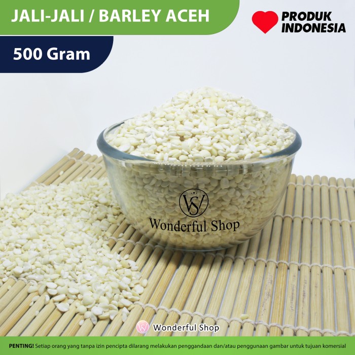 

Jali-jali Aceh Original | Barley Seed 500 Gram