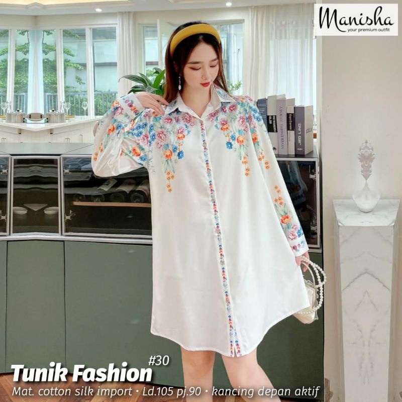 Tunik Fashion Cotton Silk Impor by Manisha