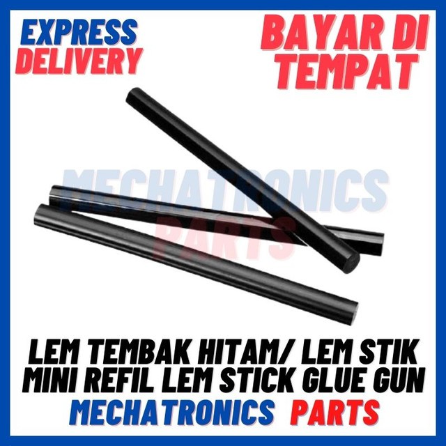 [DEV-9312] LEM TEMBAK HITAM/ LEM STIK MINI REFIL LEM STICK GLUE GUN