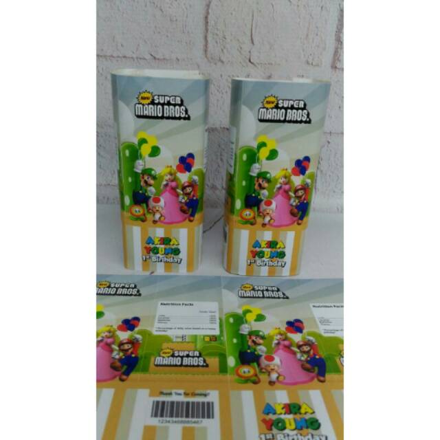 

Label susu kotak 200ml mario bross