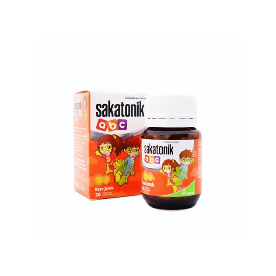 Sakatonik ABC Vitamin Anak Permen Tablet Hisap Rasa Jeruk / Multivitamin Anak